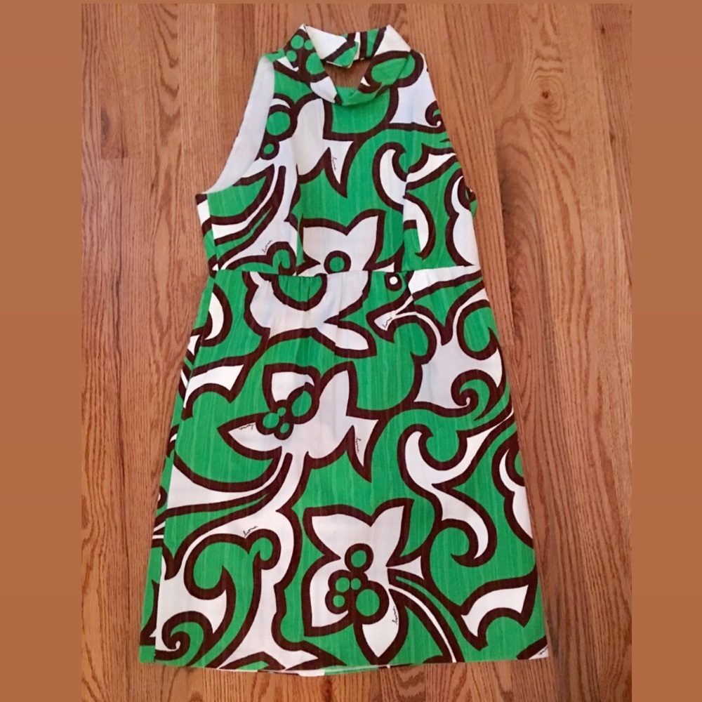Milly Modern High Neck Dress, Size 10